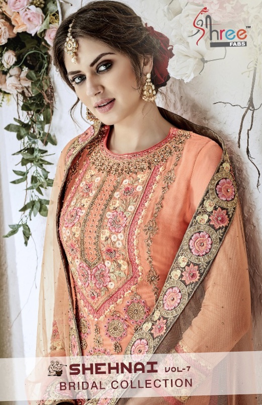 Shree fabs presentong Shehnai vol 7 bridal collection of salwar kameez