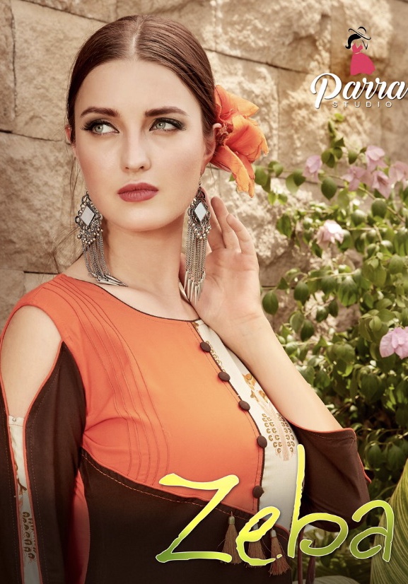 Parra studio presents zeba Exclusive designer  collection of kurtis