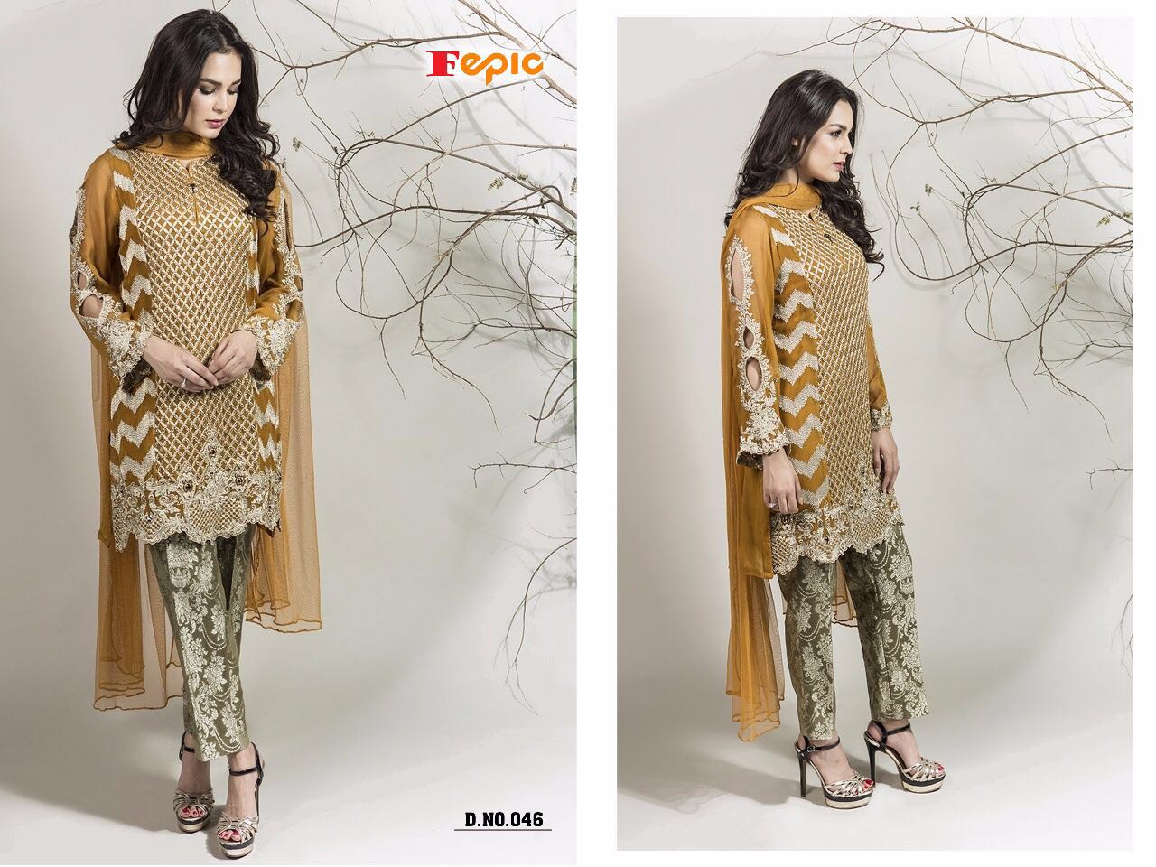 FEPIC Rosmeen sanober 046 Salwar Kameez Georgette Singles