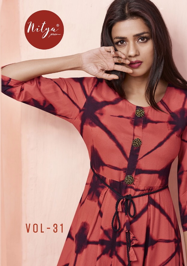 LT fabrics Launch nitya NX vol 31 fancy casual collection of Kurtis