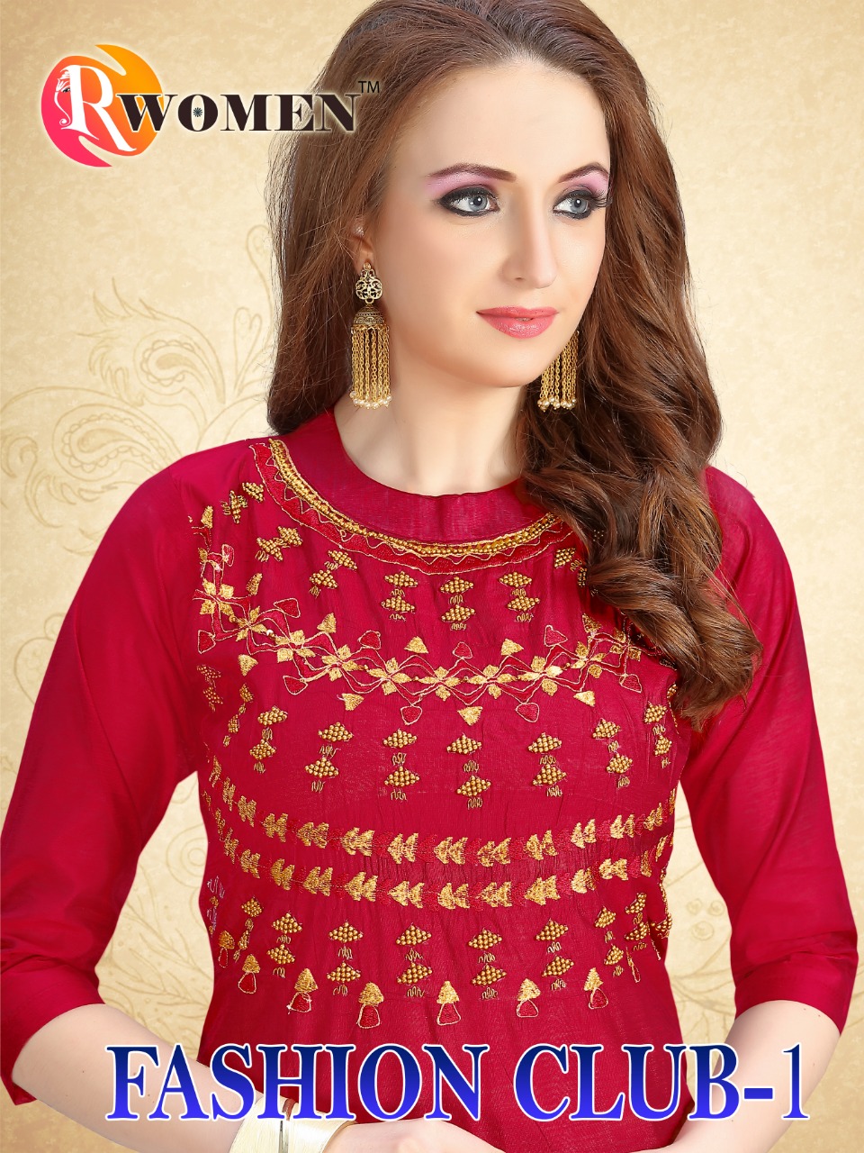 Rani trendz launch fashion club 1 semi casual wear Fancy concept kurtis