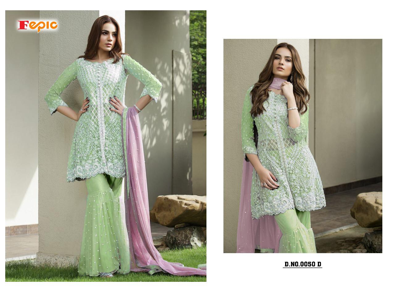 FEPIC SANOBER bLOCKBUSTER vol 4 0050 D Salwar Kameez Net Singles