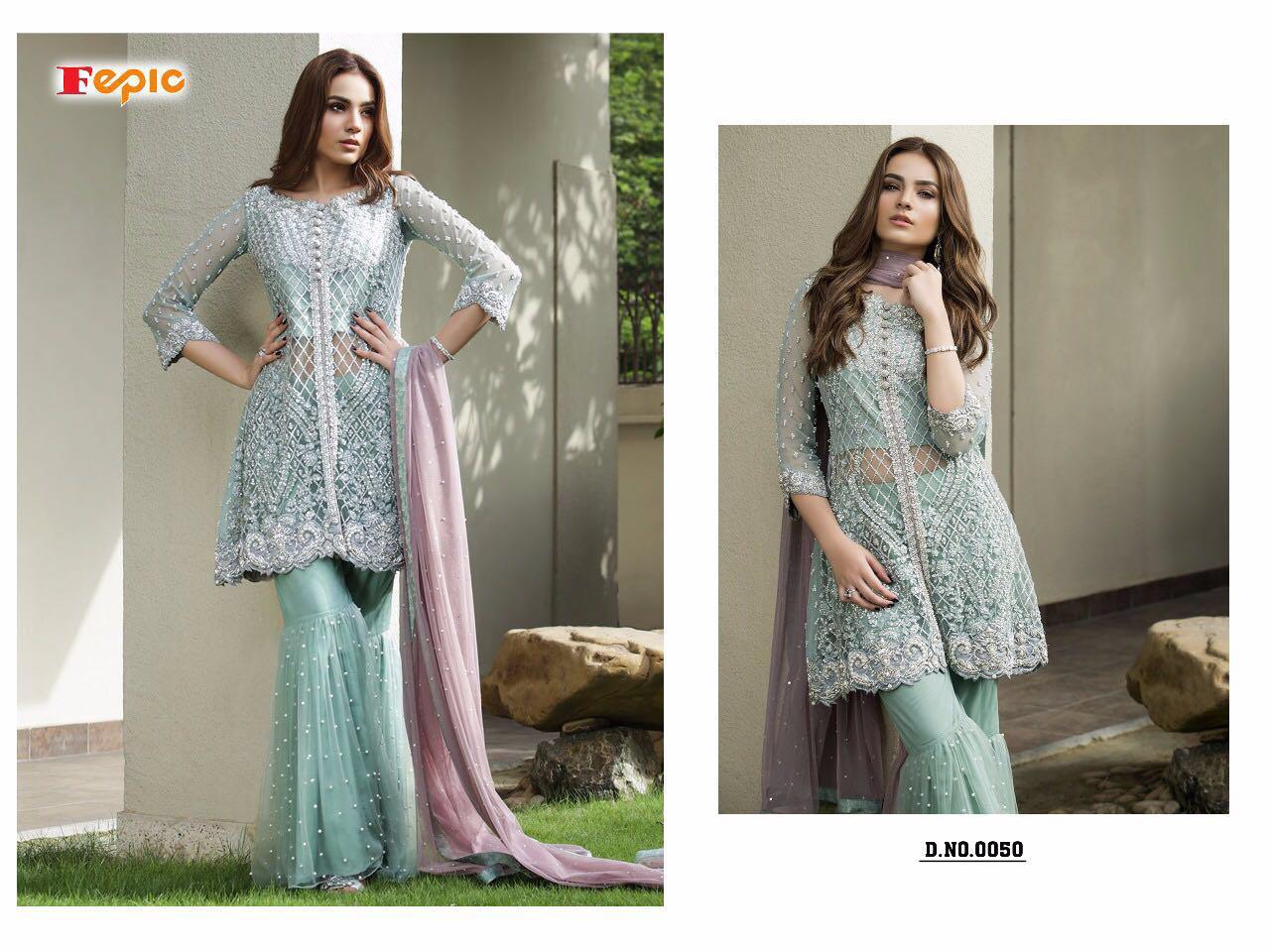 FEPIC SANOBER bLOCKBUSTER vol 4 0050 Salwar Kameez Net Singles