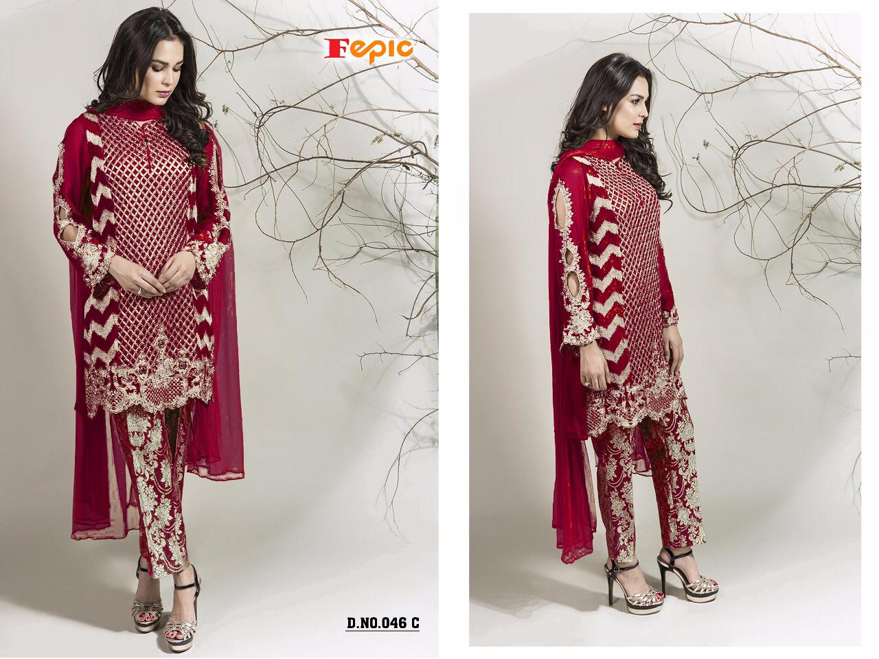 FEPIC SANOBER bLOCKBUSTER Vol 5 046 C Salwar Kameez Georgette Singles