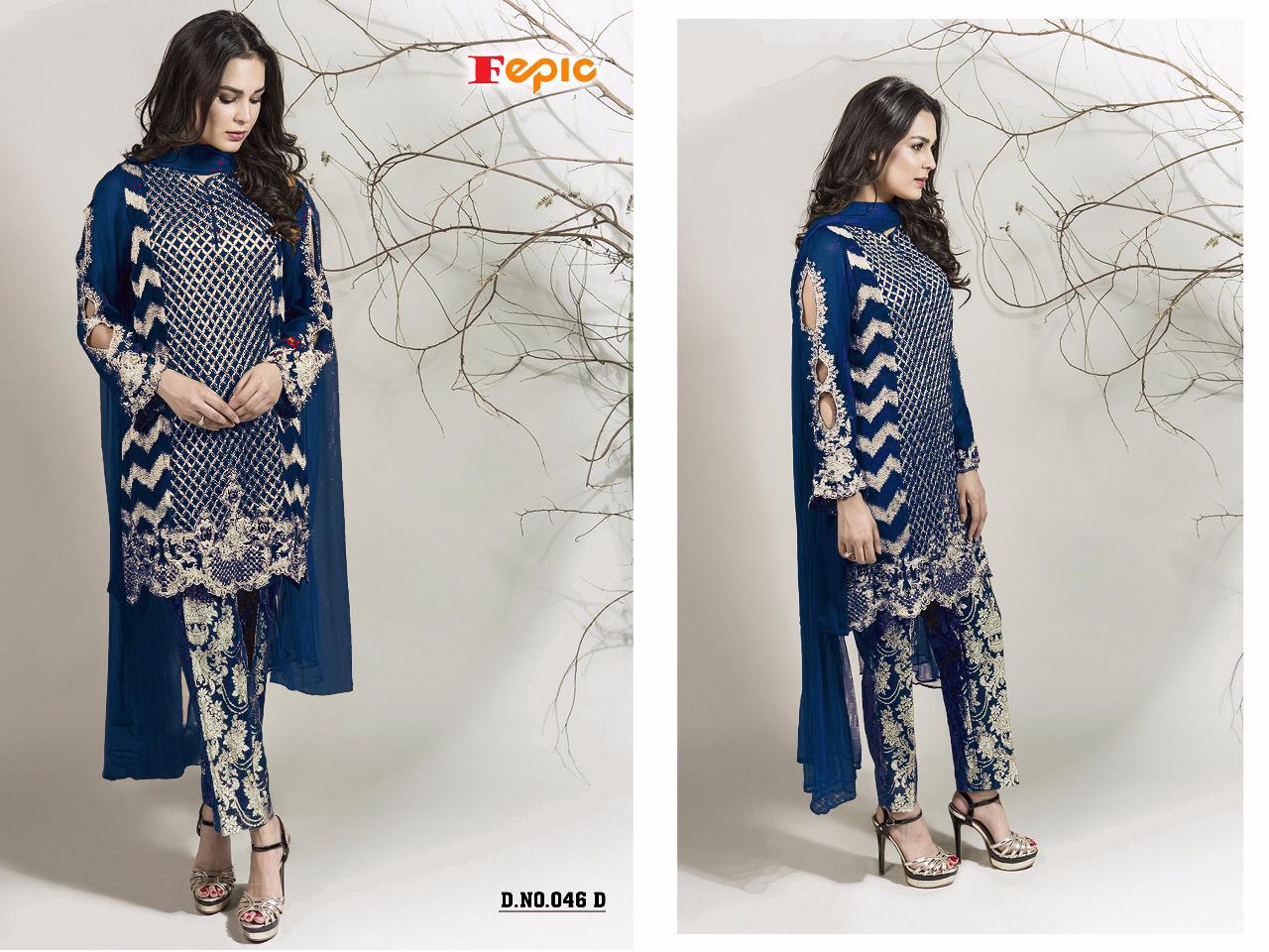 FEPIC SANOBER bLOCKBUSTER Vol 5 046 D Salwar Kameez Georgette Singles