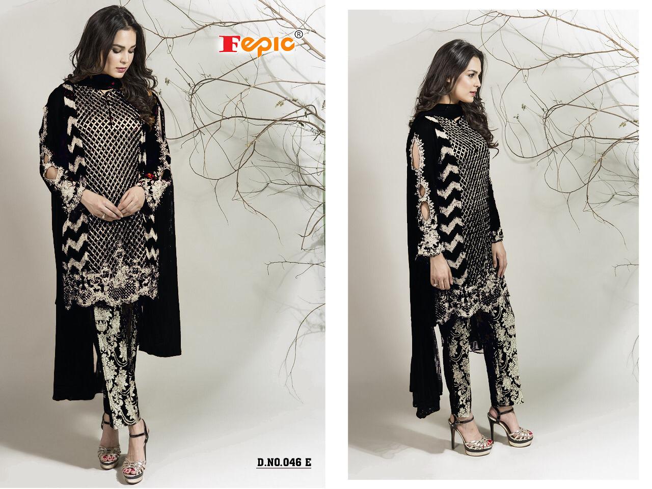 FEPIC SANOBER bLOCKBUSTER Vol 5 046 E Salwar Kameez Georgette Singles