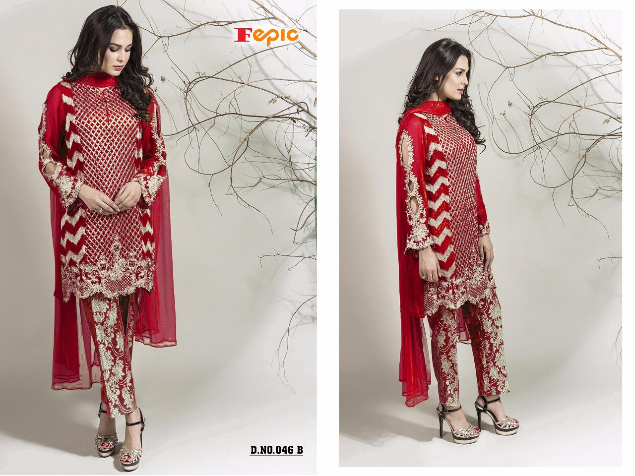 FEPIC SANOBER bLOCKBUSTER Vol 5 046 B Salwar Kameez Georgette Singles