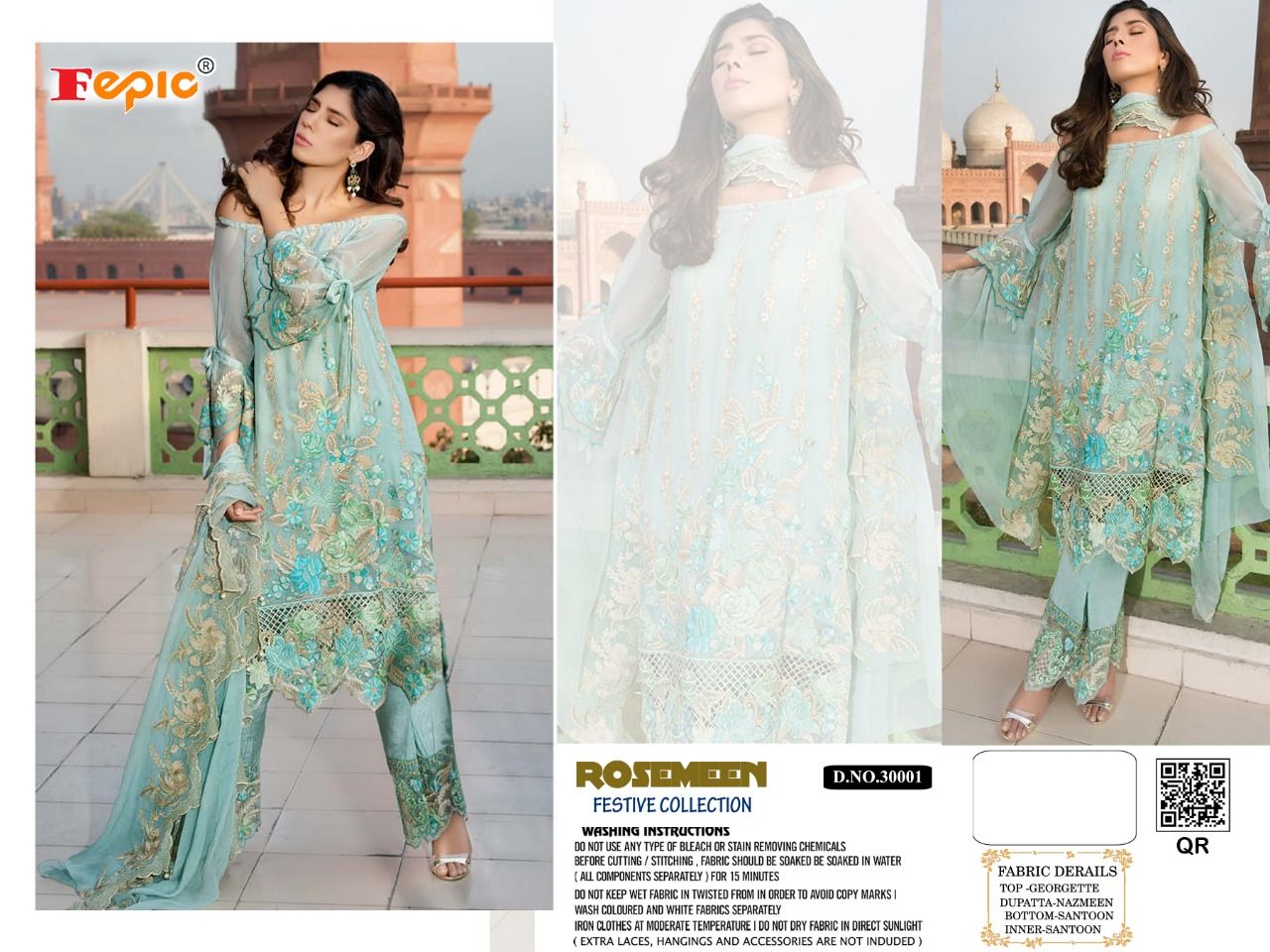 FEPIC rosemeen  30001 Salwar Kameez Georgette Singles