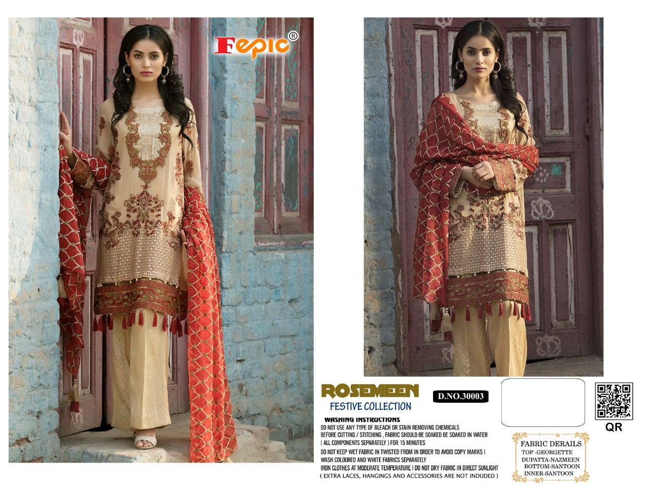 FEPIC Festive collection 30003 Salwar Kameez Georgette Singles