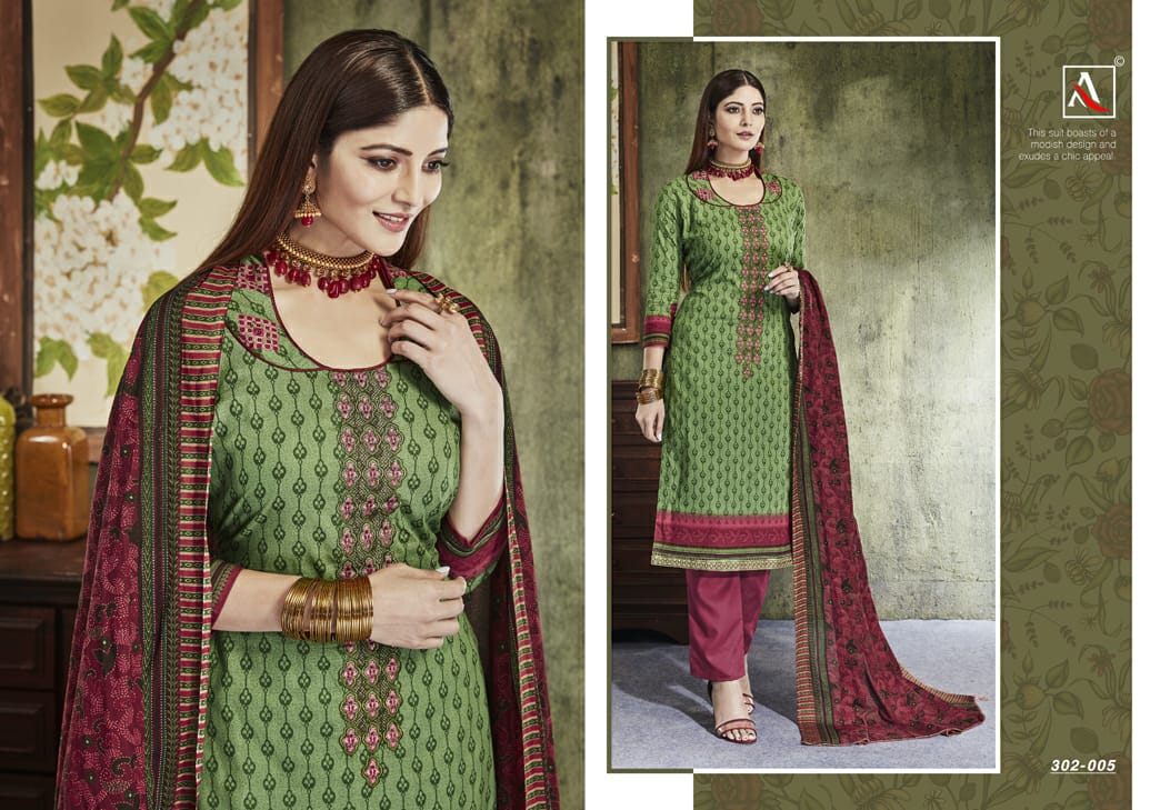 alok suits parinita colorful fancy collection of salwaar suits catalog