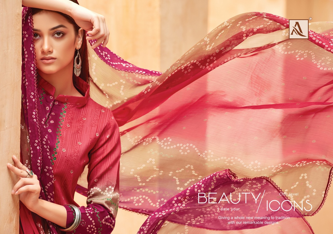 alok suits satrangi colorful fancy collection of salwaar suits at reasonable rate