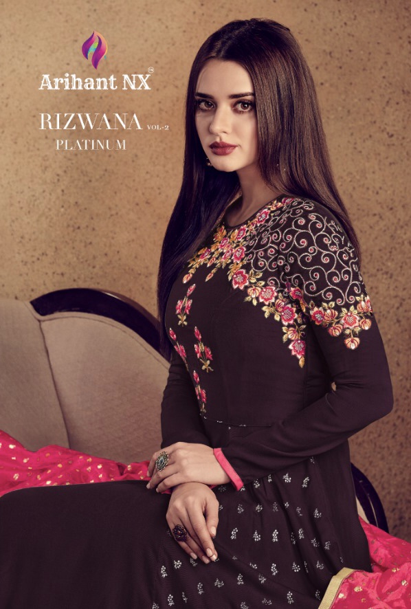 arihant nX rizwana vol 2 platinum colorful fancy collection of salwaar suits