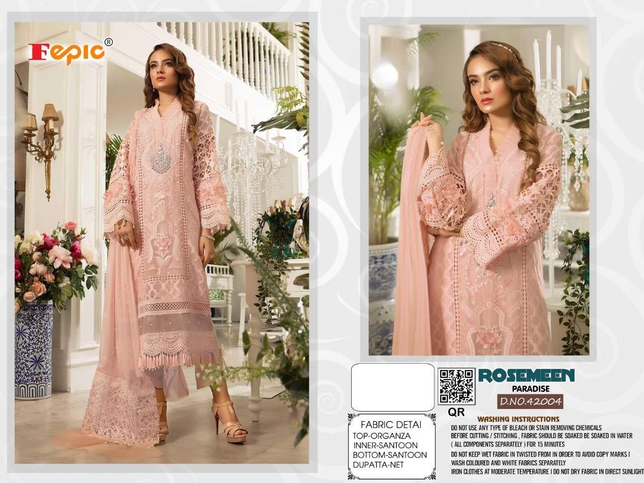 FEPIC Rosemeen paradise 42004 Salwar Kameez Georgette Singles