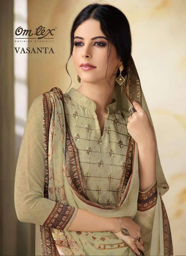 Omtex vasanta digital printed georgette salwar kameez collection dealer