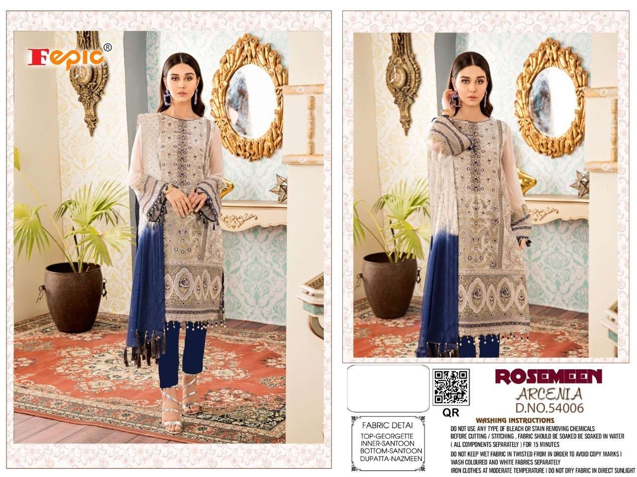 FEPIC Arcenia 54006 Salwar Kameez Georgette Singles