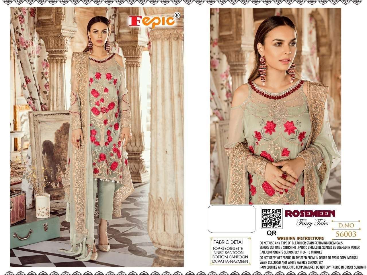 FEPIC Fairytales 56003 Salwar Kameez Georgette Singles