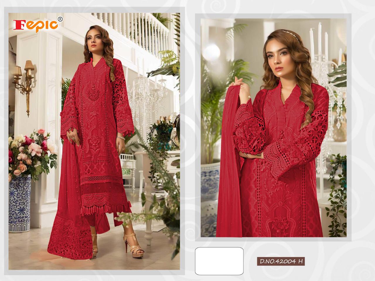 FEPIC Rosemeen Paradise 42004 H Salwar Kameez Pure Oraganza,santoon Singles