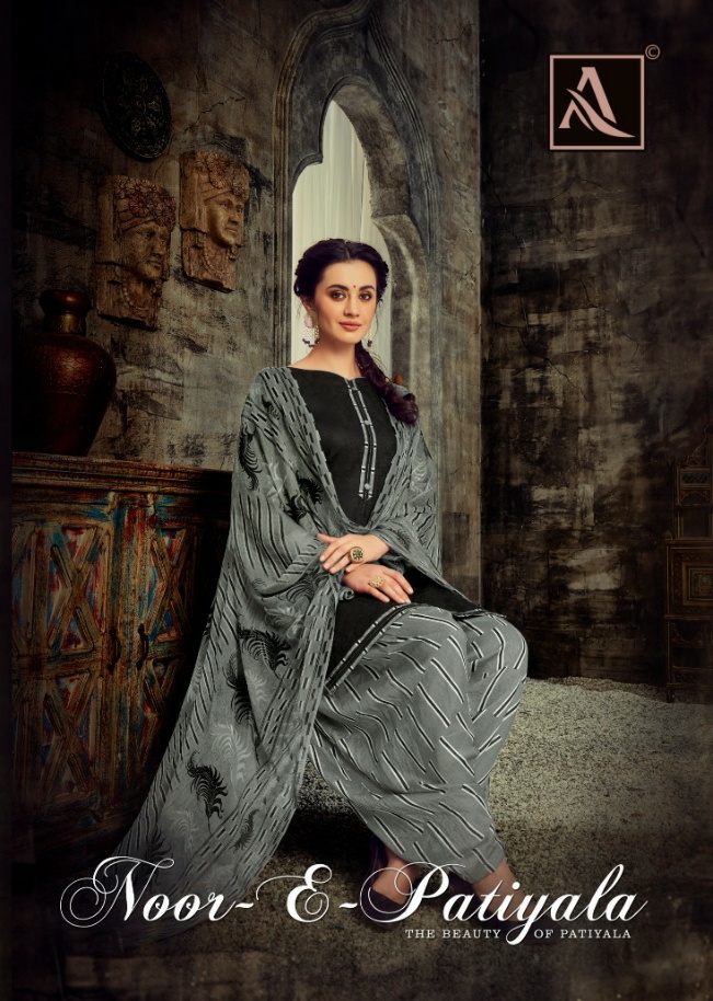 Alok suit Noor e Patiyala beautiful collection of Punjabi Salwar suit