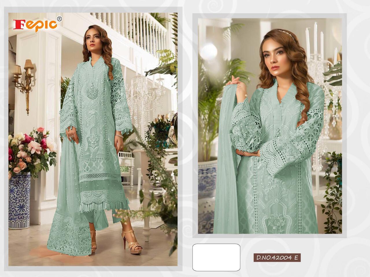 FEPIC Rosemeen Paradise 42004 E Salwar Kameez Pure Oraganza,santoon Singles