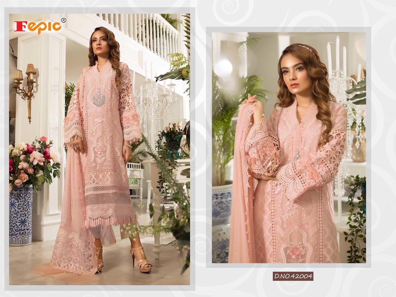 FEPIC Rosemeen Paradise 42004 Salwar Kameez Pure Oraganza,santoon Singles