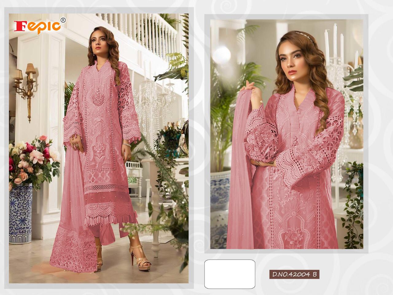 FEPIC Rosemeen Paradise 42004 B Salwar Kameez Pure Oraganza,santoon Singles