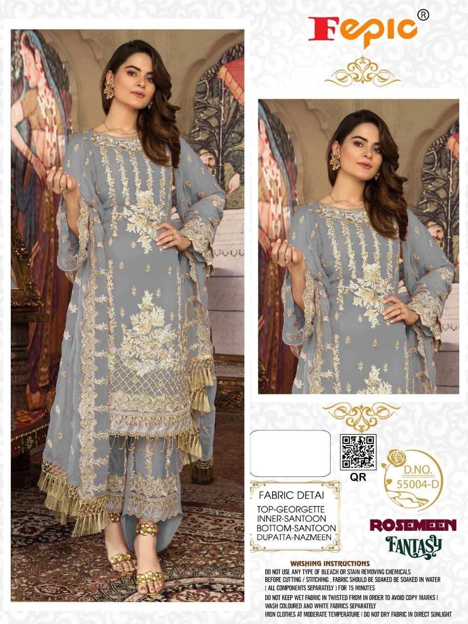 FEPIC rosemeen  vol 2 55004 D Salwar Kameez Georgette Singles