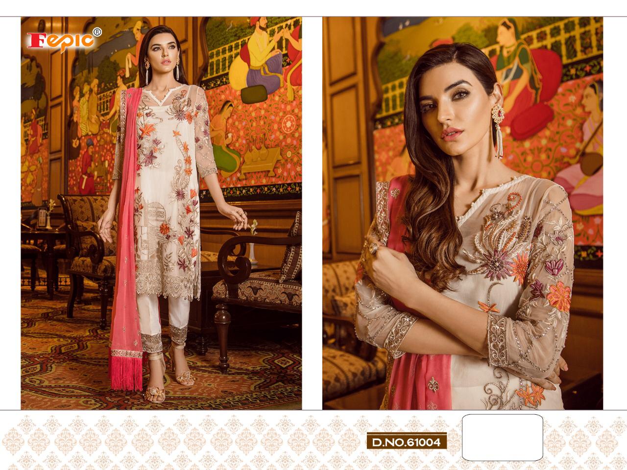 FEPIC Rosemeen Clouds 61004 Salwar Kameez Georgette Net Singles