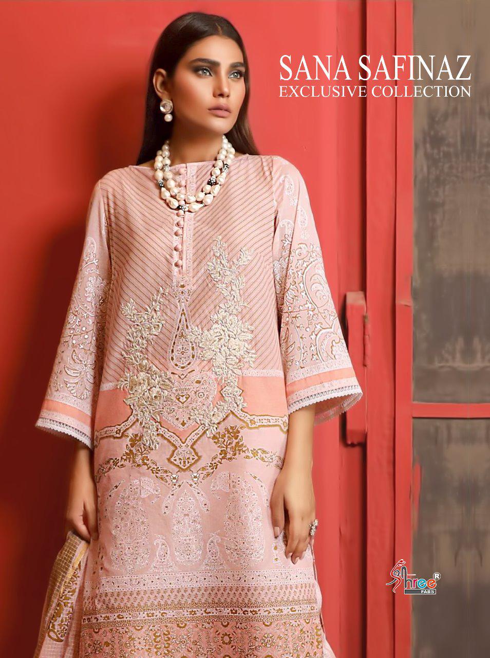 Shree fabs sana safinaz Exclusive collection heavy embroidered pakistani salwar suit exporter