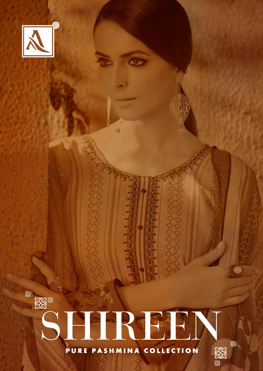 Alok suit Shireen a classy catchy look Salwar suits attractive rates