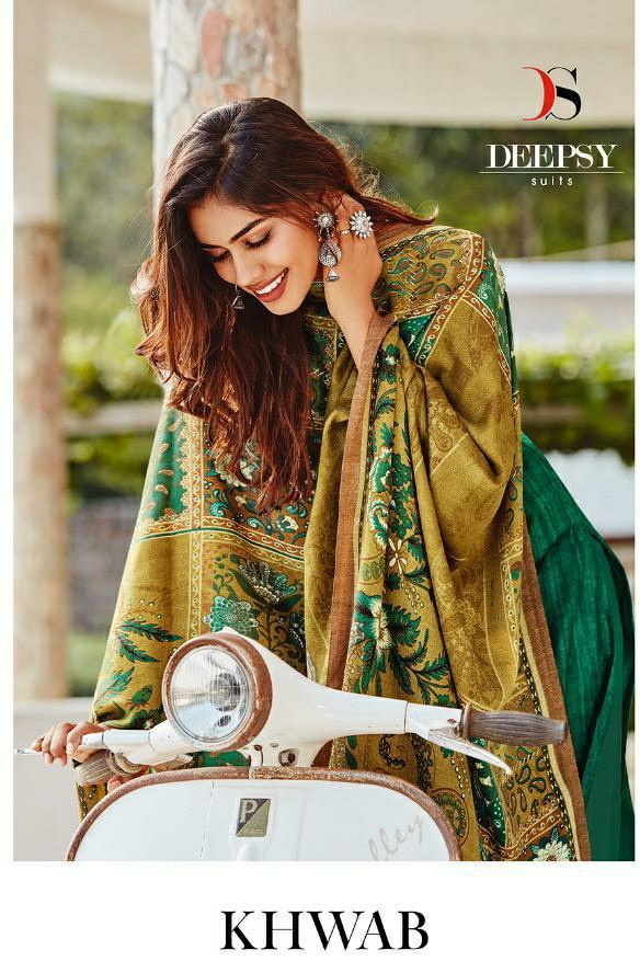 Deepsy suits khwab astonishing style beautifully designed jam cotton Salwar suits