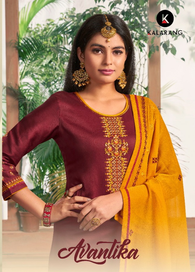 Kalarang avantika elagant look Stylish designed colorful Salwar Suits