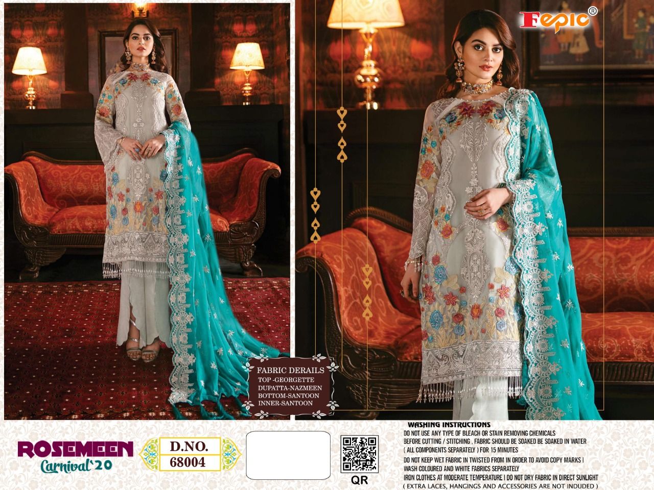 FEPIC rosemeen 68004 Salwar Kameez  Singles