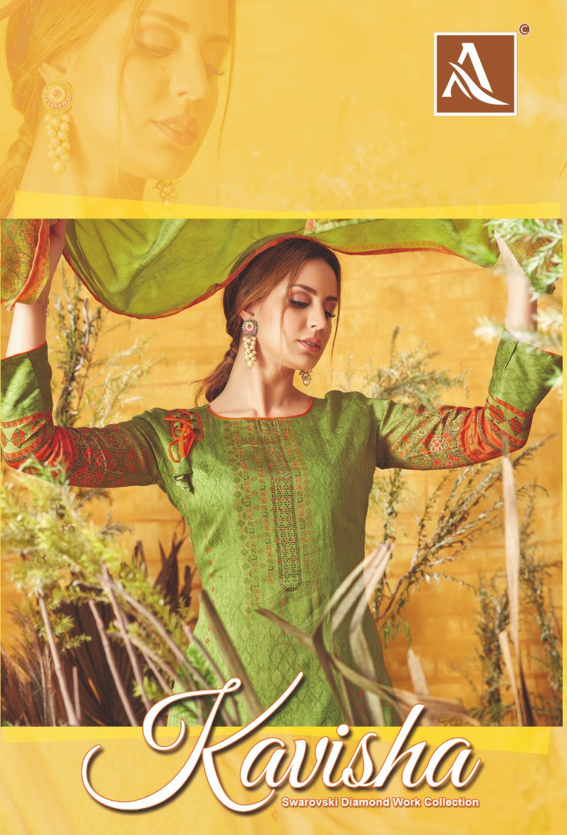 Alok suit kavisha innovative style elagant look Stylish designed Salwar suits