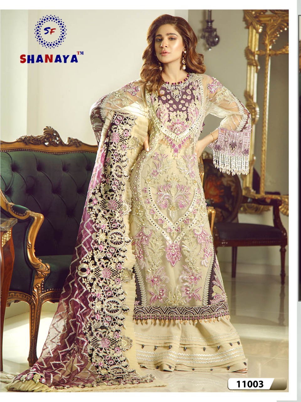 SHANAYA Rose premium 11003 Salwar Kameez Net Singles