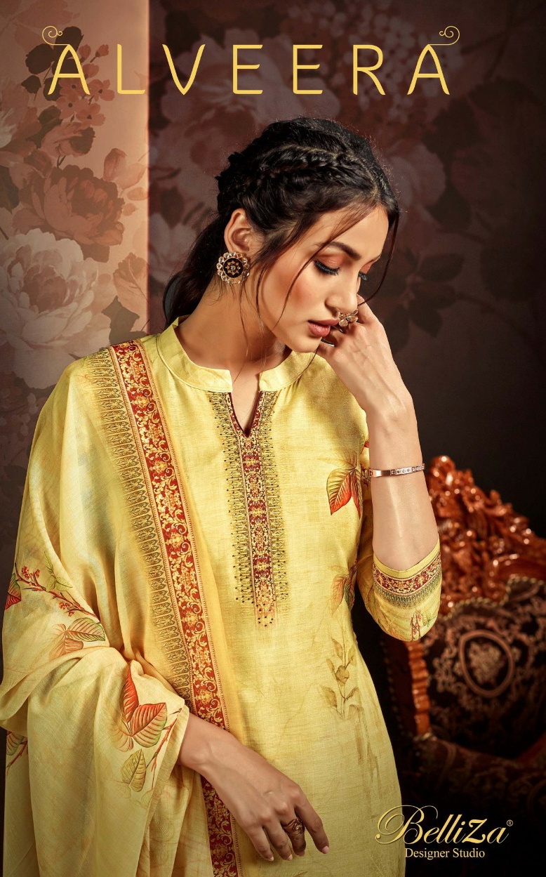 Belliza alveera astonishing and elagant look attractive designed festive collection Salwar suits