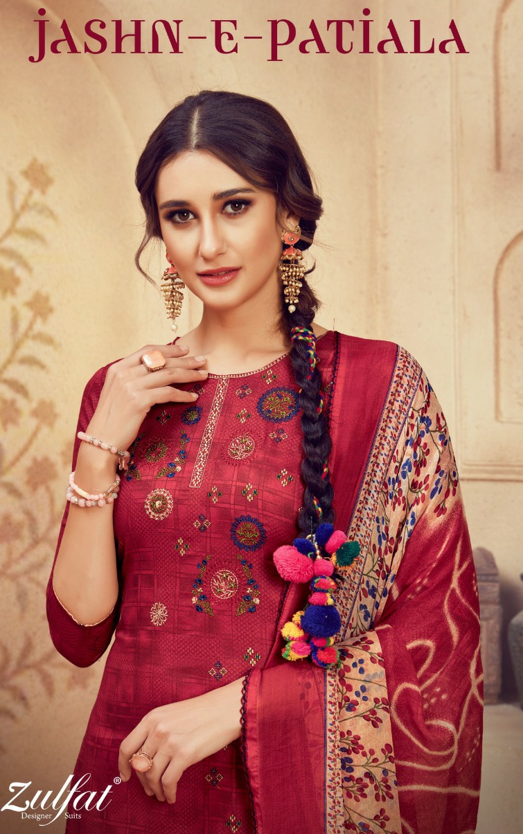 Zulfat Designer jashn e Patiala gorgeous stunning look beautifully designed Salwar suits