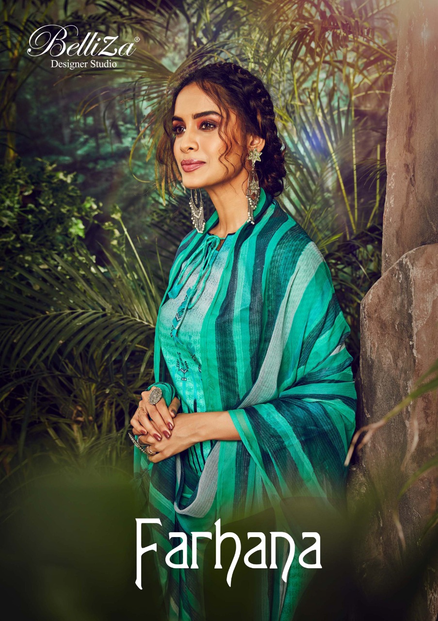 Belliza designer studio farhana cotton printed designer salwar kameez online