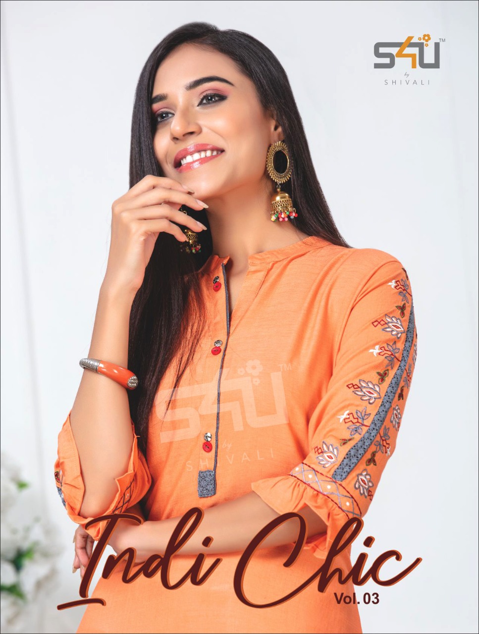 S4u by indi chic vol 3 wholesale price classic kurties catalog