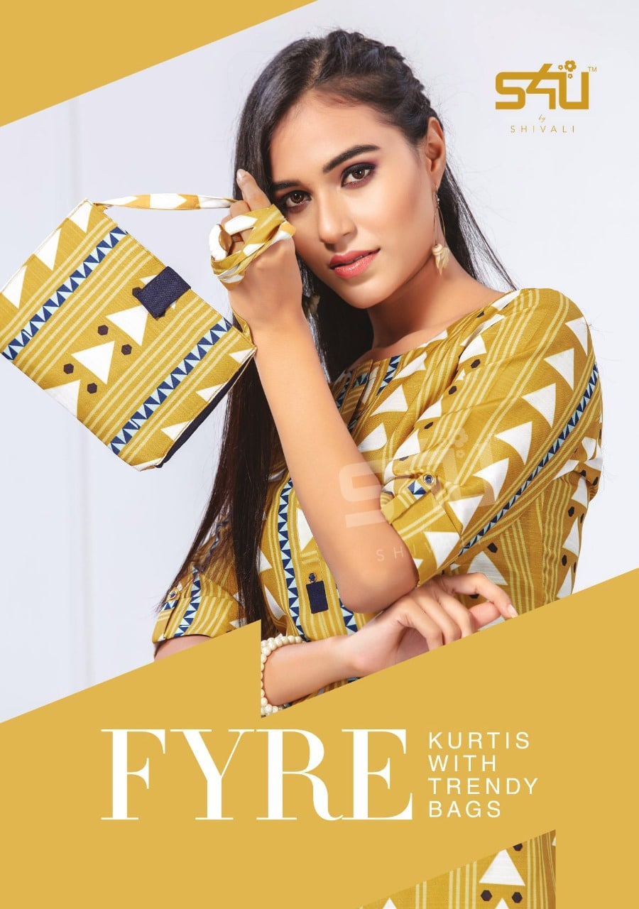 S4U by shivali fyre vol 1 kurties with designer bags at best price online