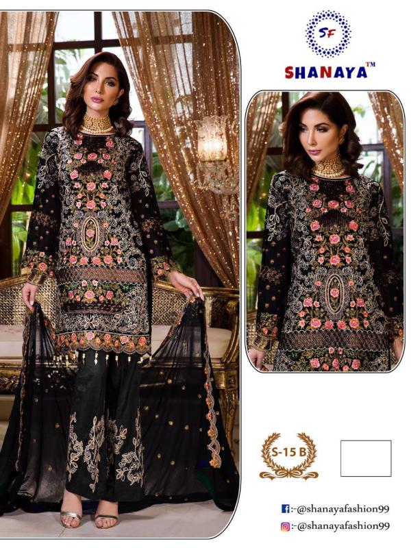 shanaya s 15 black salwar suit singale