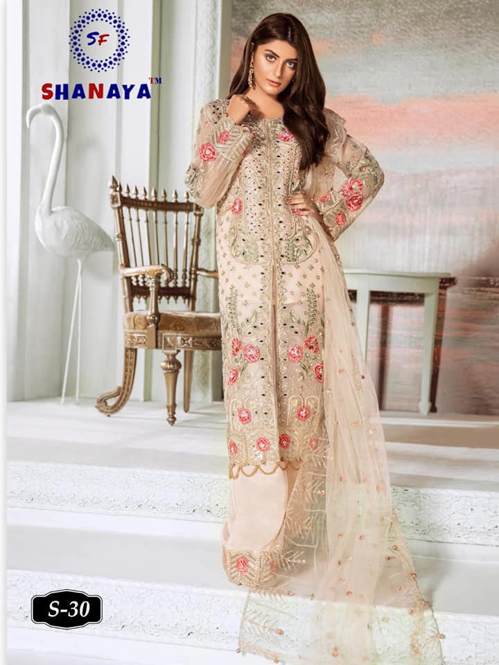 shanaya  s 30 decent embroidary salwar suit singal