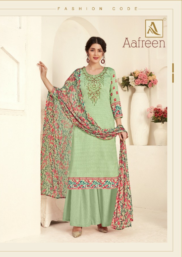 alok suit aafreen cotton  authentic fabric Salwar suits catalog