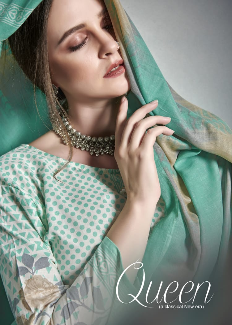 Bipson queen cotton casual wear Salwar suits catalog