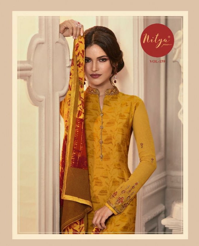 l t fashion nitya 159 classy look salwar suit catalog