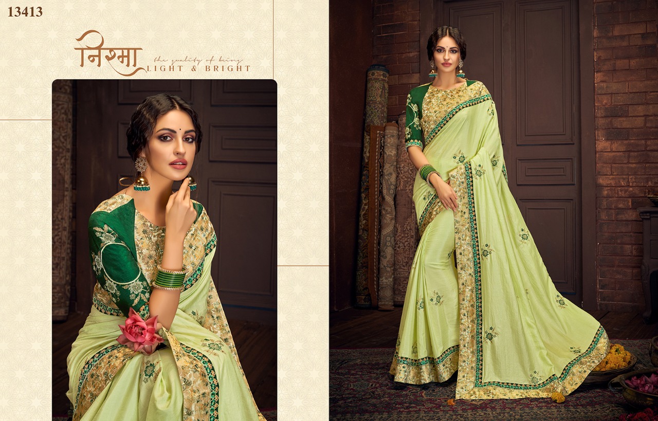 mahotsav Nayonika 13400 tishya 13413  Sarees Silk Singles