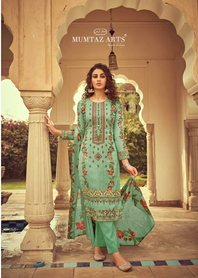 mumtaz arts Mairaa nx lawn dupatta decent embroidary salwar suit catalog