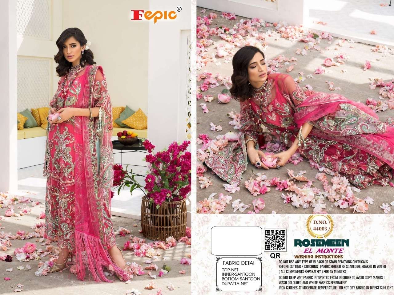 FEPIC Rosemeen el monte 44003 Salwar Kameez Georgette Singles