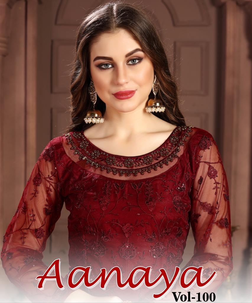 Dani Aanaya Vol 100 Salwar Kameez Catalog