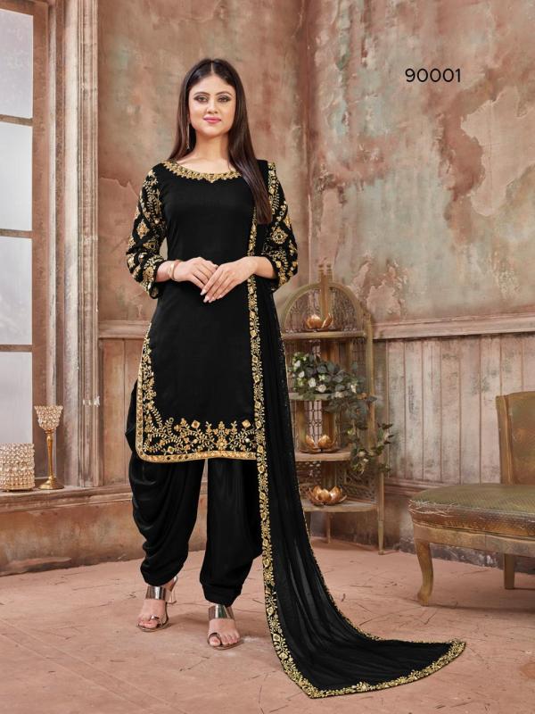 dani Aanaya Vol 90 D.No. 90001 Salwar Kameez Art silk Singles