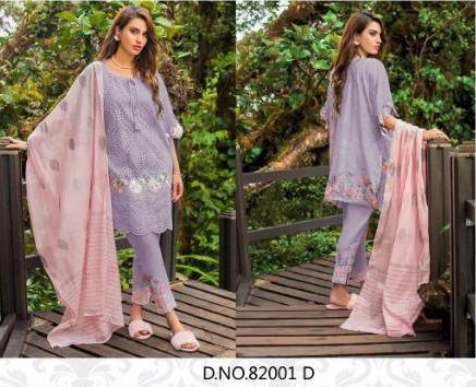 FEPIC Rosemeen zc chikankaari 82001 D Salwar Kameez Pure cotton Singles